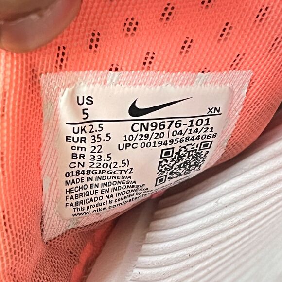 Nike Victori One Slide White Bright Mango Sapphire Sandals Women's Size 5 - Picture 7 of 9